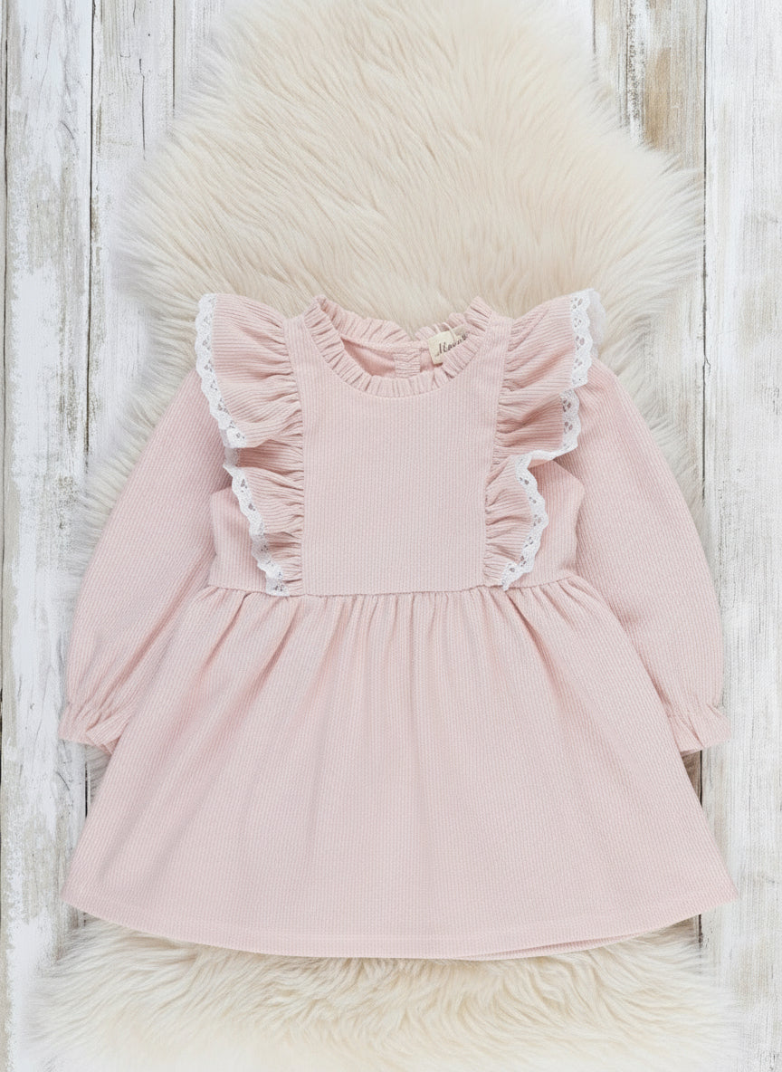 Blossom Belle Corduroy Ruffle Dress